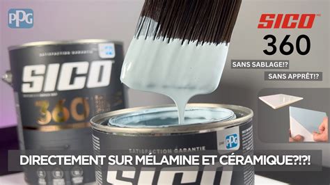 Sico Présente le 360 Mélamine Céramique Peinture à l huile Lustrée