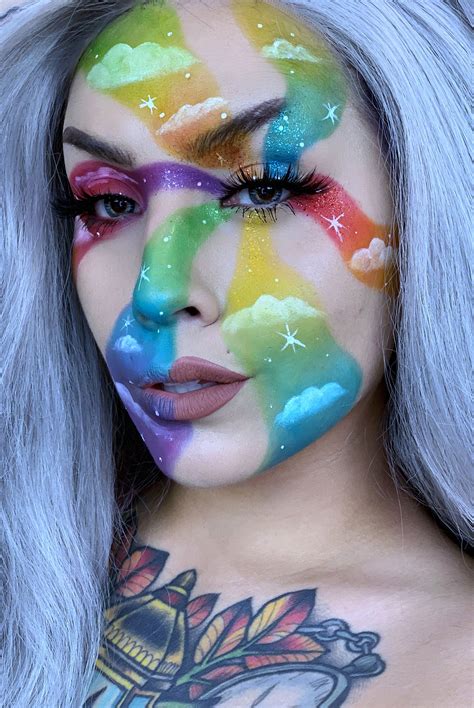 ig iamtherabbit crazy makeup halloween makeup inspiration