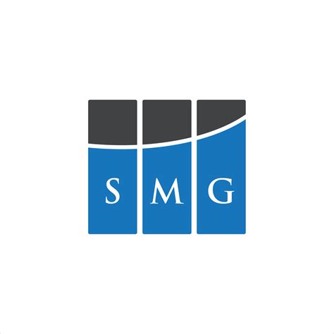 SMG letter logo design on white background. SMG creative initials letter logo concept. SMG ...