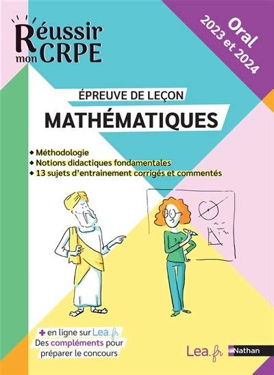 Livre Mathématiques épreuve de leçon méthodologie notions