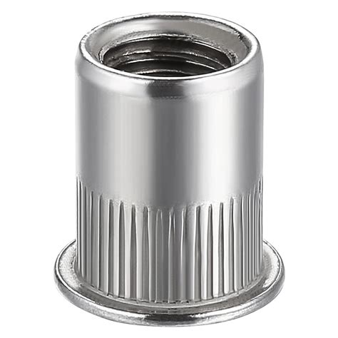 Stainless Steel Finish Flat Head Rivnut Threaded Insert Nut China