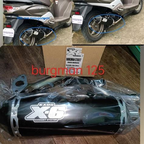 Exos Pipe X For Suzuki Burgman Street Burgman Ex Lazada Ph