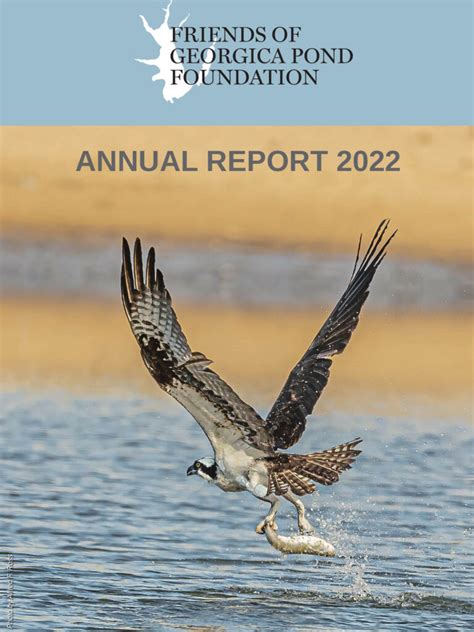 Annual Report 2022 Friends Of Georgica Pond Foundation