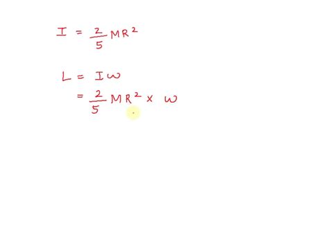 SOLVED 4 A Uniform Solid Sphere Of Radius R 0 5 M And Mass 15 Kg