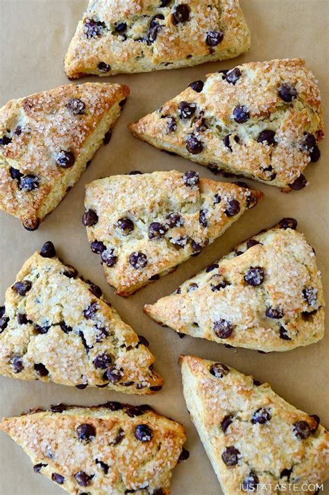 Sour Cream Chocolate Chip Scones Just A Taste Sour Cream Recipes