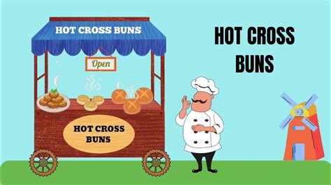 Hot Cross Buns Nursery Rhyme Hot Cross Poem English Animated Rhyme Hot Cross YouTube
