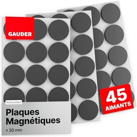 Gauder Plaques Magn Tiques Autocollantes X Mm X Aimants