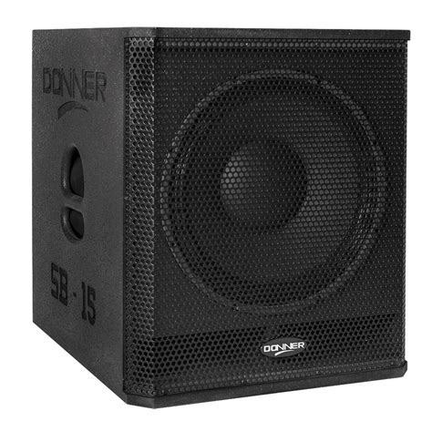 SubWoofer Ativo 625W Rms 15A Sb Donner Submarino