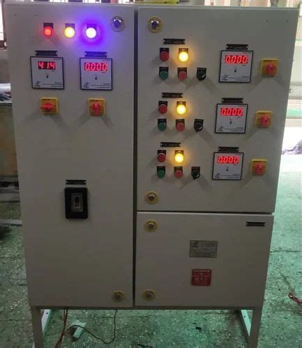 6 Hp Single Phase Plc Control Panel For Industrial Upto 2000 Amps At