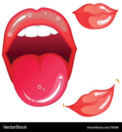 Lips Royalty Free Vector Image - VectorStock