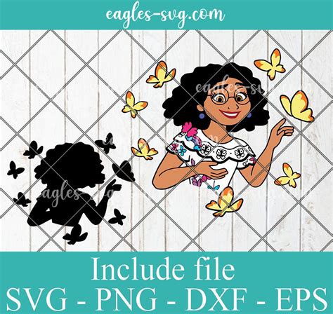 Disney Mirabel Madrigal Encanto Character Svg Png Cricut File