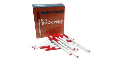 Bulk Stick Pens in Red - Purchase Bulk Red Stick Pens