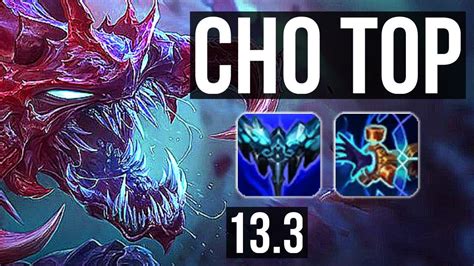 Cho Vs Jax Top 2 1 10 700 Games 1 3m Mastery Kr Master 13 3