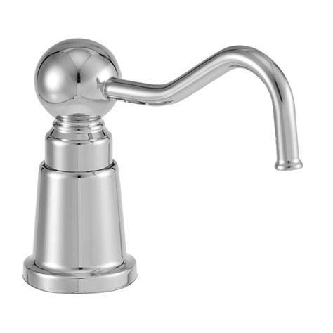 Westbrass Polished Chrome 12 Oz Capacity Deck Mount Soap And Lotion Dispenser At