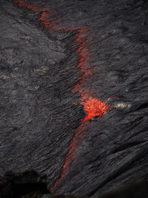 Lava Dentro Del Volcán De La Cerveza Inglesa De Erta Etiopía Foto de