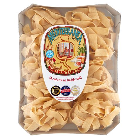 Mediterranea Makaron Jajeczny Papardelle Szerokie G Dht Online