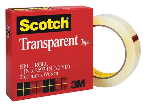 3m™ Scotch™ 600 Office Tape 43fz7960012592 Grainger