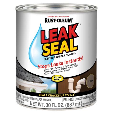 Rust Oleum Stops Rust Oz Leakseal Clear Flexible Rubber Coating