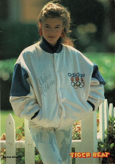 Alyssa In Tiger Beat Magazine Alyssa Milano Young Allyssa Milano