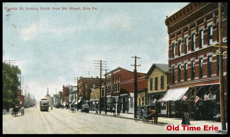 Old Time Erie Kraus Store At 8th And Parade With Trolley