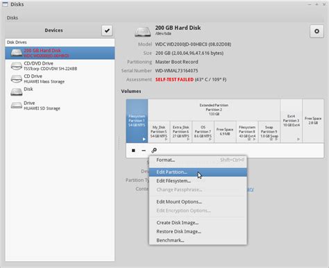 Manage Disks And Partitions Trisquel Gnu Linux Run Free