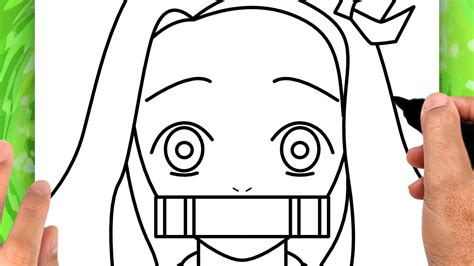 Comment Dessiner Nezuko Facilement Tuto De Dessin De Nezuko Étape Par Étape Youtube