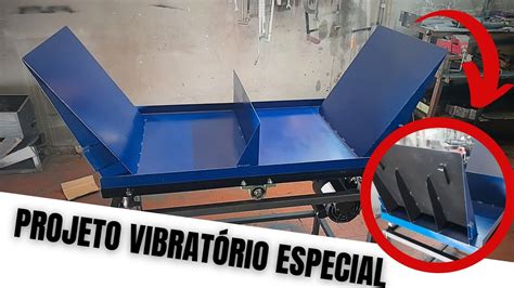 Mesa vibratória suportes para formas feita sob medida YouTube