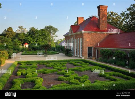 Historic Upper Garden George Washingtons Mt Vernon Estate And Gardens