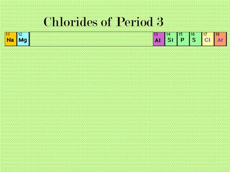 PPT - 13.1. Period 3: Oxides and Chlorides PowerPoint Presentation, free download - ID:1990165