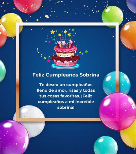 Feliz Cumpleanos Sobrina Tarjetas Y Frases