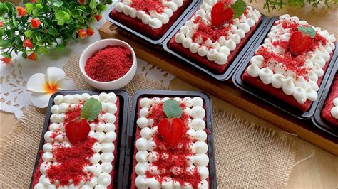 Tanpa Oven Red Velvet Cake Kukus Cuma 2 Telur Hasilnya Super Lembut