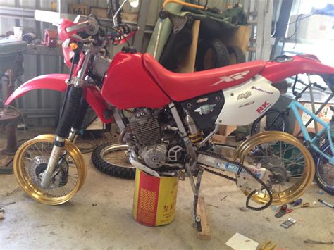 Xr 250r 2000 Motard Conversion Using Xr400 Motard Rims Xr250r And Xr400r Thumpertalk