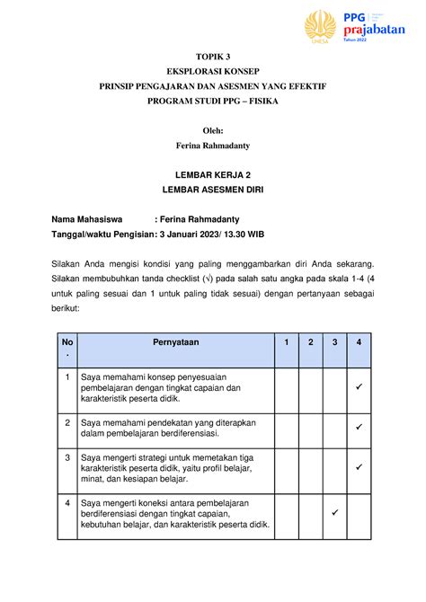 LK 6 Topik 3 Ferina Rahmadanty TOPIK 3 EKSPLORASI KONSEP PRINSIP