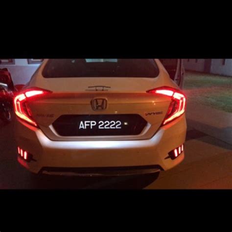 Honda Civic Fc Rear Bumper Light Bar Led Shopee Malaysia