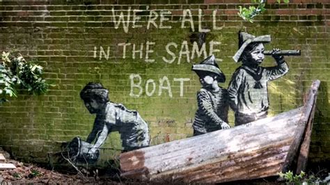 Banksy S New Artworks In England A Great British MARCA English