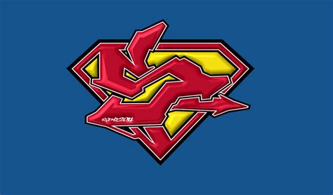 Superman - Graffiti Logo by elclon on DeviantArt