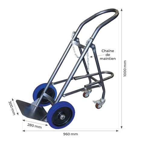 Stockman Diable Porte Bouteille Avec B Quille Escamotable Kg