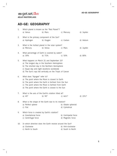 adlat gk geography question  sun earth