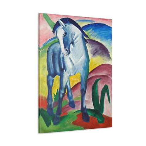 Blue Horse Franz Marc 1911 Reproduction Fine Art Famous - Etsy