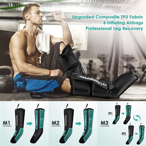 Quinear Leg Recovery System For Athletes Air Compression Foot And Leg Massager For Leg