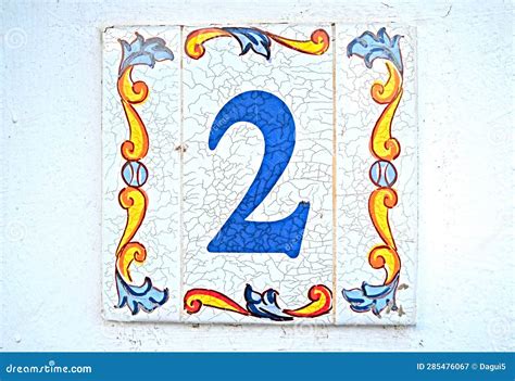 Number 2, Two, Decorative Font, Color Numbers Stock Image - Image of ...