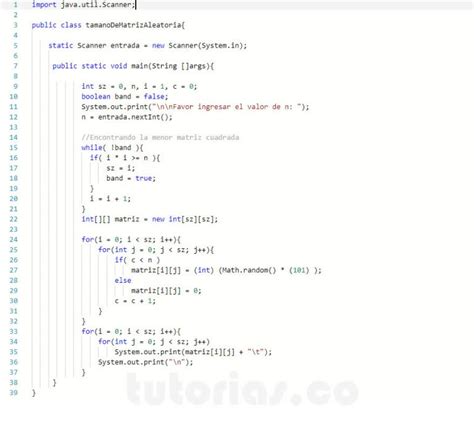 Arrays Java Tama O De Matriz Aleatoria Tutorias Co