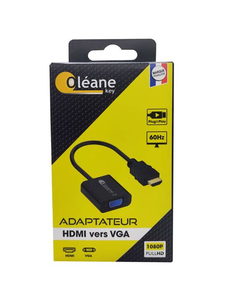 ADAPTATEUR HDMI vers VGA Oléane key