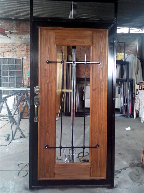 Puerta Madera Herreria Y Forja Steel Furniture Design Metal Doors