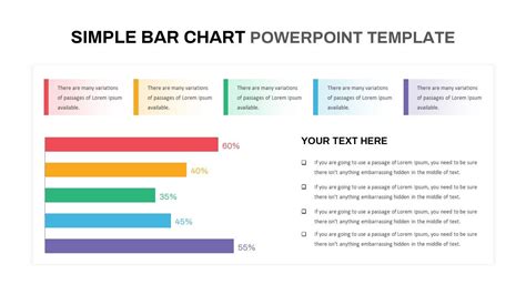 Simple Bar Chart PowerPoint Template