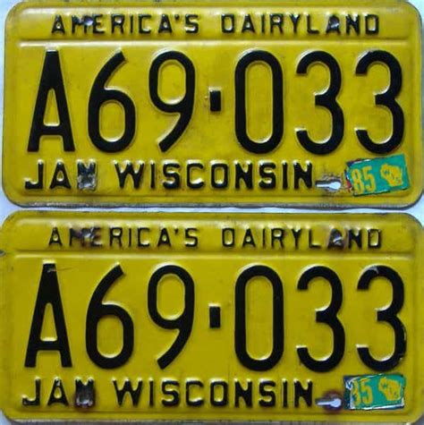 Wisconsin Pair For Sale The Tag Dr Store