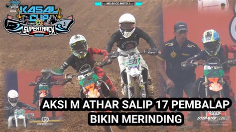 VIRALL BEGINI SAAT M ATHAR LEWATI 17 PEMBALAP BIKIN HEBOH WARGA