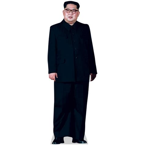 Kim Jong-un (Black Suit) Cardboard Cutout - Celebrity Cutouts