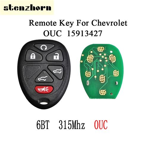 Stenzhorn Pcs Remote Car Key Fob Buttons Fit For Chevrolet Tahoe