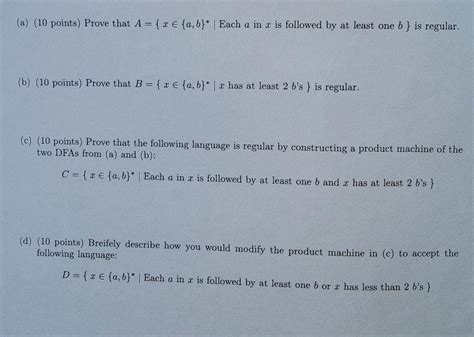 Solved A 10 Points Prove That A X∈ Ab ∗∣ Each A In X